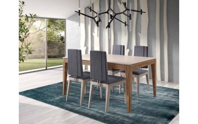 Conjunto mesa y sillas de comedor clásicas monrabal chirivella