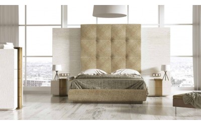 Dormitorio de matrimonio moderno de Franco Furniture colección Volumen 05