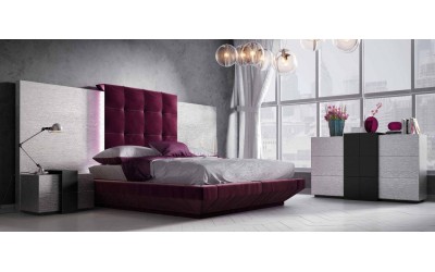 Dormitorio de matrimonio moderno de Franco Furniture colección Volumen 08