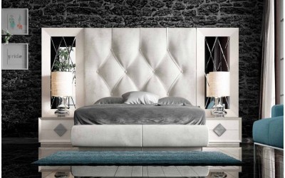 Dormitorio de matrimonio contemporáneo de Franco Furniture colección Volumen 71