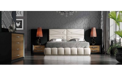 Dormitorio de matrimonio contemporáneo Franco Furniture colección Volumen 72