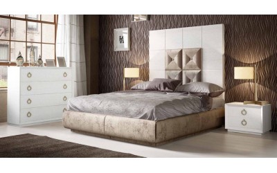 Dormitorio de matrimonio contemporáneo de Franco Furniture colección Volumen 73