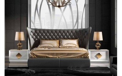 Dormitorio de matrimonio contemporáneo de Franco Furniture colección Volumen 79