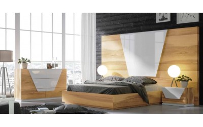 Dormitorio de matrimonio composición 84