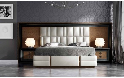 Dormitorio de matrimonio contemporáneo de Franco Furniture colección Volumen 92