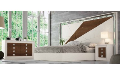 Dormitorio de matrimonio contemporáneo de Franco Furniture colección Volumen 95