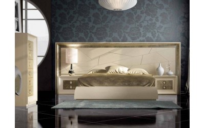 Dormitorio de matrimonio contemporáneo de Franco Furniture colección Volumen 100