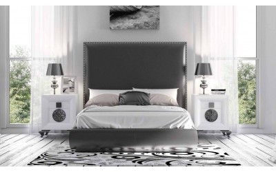 Dormitorio de matrimonio contemporáneo de Franco Furniture colección Volumen 106