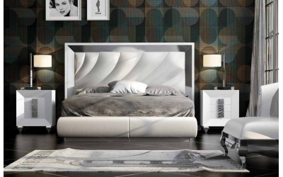 Dormitorio de matrimonio contemporáneo de Franco Furniture colección Volumen 108