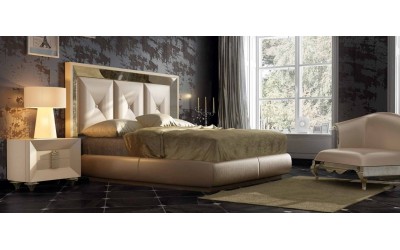 Dormitorio de matrimonio contemporáneo de Franco Furniture colección Volumen 109