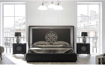 Dormitorio de matrimonio contemporáneo de Franco Furniture colección Volumen 138