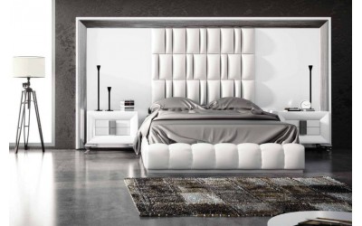 Dormitorio de matrimonio contemporáneo de Franco Furniture colección Volumen 142