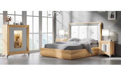 Dormitorio de matrimonio contemporáneo de Franco Furniture colección Volumen 146
