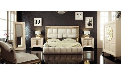 Dormitorio de matrimonio contemporáneo de Franco Furniture colección Volumen 148