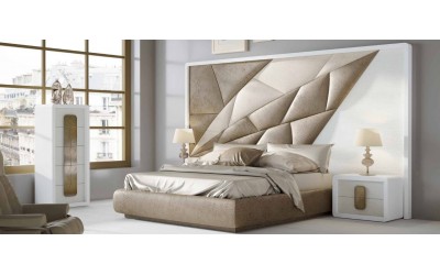 Dormitorio de matrimonio contemporáneo de Franco Furniture colección Volumen 166
