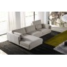 Sofá chaiselongue moderno Tokio con asientos fijos