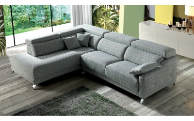Sofá con chaiselongue moderno modelo Estrella asientos deslizantes  de la marca Afosxsofa