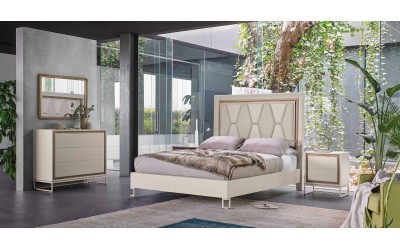 Dormitorio matrimonio de estilo clásico colección Alba 03 de la marca Monrabal Chirivella