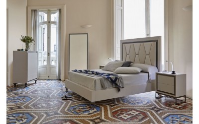 Dormitorio matrimonio de estilo clásico colección Alba 10 de la marca Monrabal Chirivella