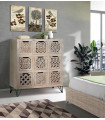 Mueble cómoda acabado blanco envejecido modelo 6783