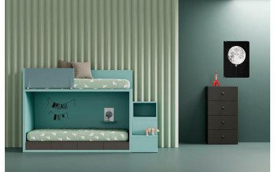 Dormitorio juvenil moderno 06B Lagrama Valencia