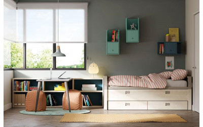 Dormitorio juvenil moderno 20 Lagrama Valencia