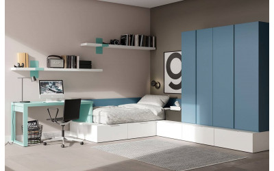 Dormitorio juvenil moderno 30 Lagrama Valencia