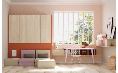 Dormitorio juvenil moderno 32 Lagrama Valencia