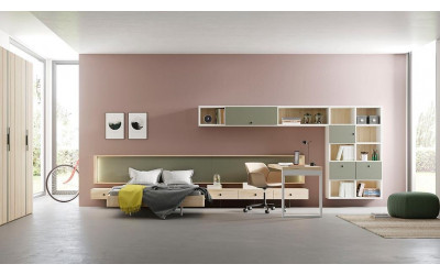 Dormitorio juvenil moderno 43 Lagrama Valencia