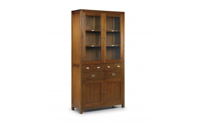 mueble vitrina comedor rústico industrial moycor  145069