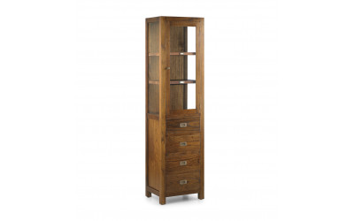 mueble vitrina comedor rústico industrial moycor  30010
