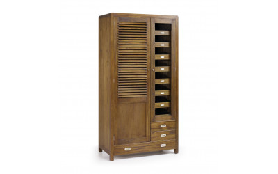 mueble armario rústico industrial moycor  301548