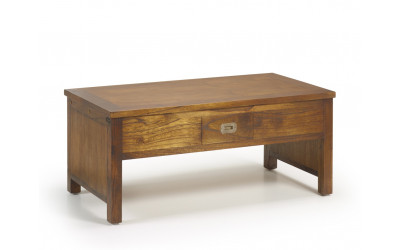 mueble mesa de centro rústica industrial moycor  30318