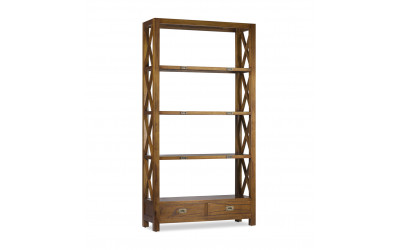 mueble librería rústico industrial moycor  30003