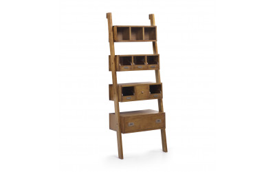 mueble librería rústico industrial moycor 303241