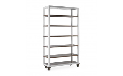 mueble librería rústico industrial moycor 314040