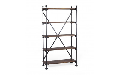 mueble librería rústico industrial moycor 710400