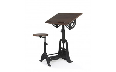 mueble escritorio rústico industrial moycor 710200