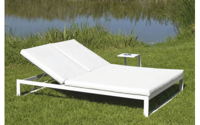 Tumbona doble de exterior para terrazas modelo Nerja de Arkimueble Valencia