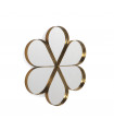 Espejo flor oro envejecido 10150