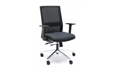 Silla de oficina modelo Niza Negro