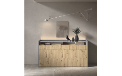 Mueble aparador de comedor moderno colección New Royal 82 de Muebles Kazzano