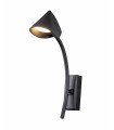Lámpara aplique de pared modelo Capuccina 7583 acabado negro