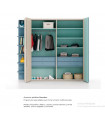 Armario puertas plegables Lagrama 20-B