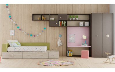 Dormitorio juvenil moderno 26 Lagrama Valencia