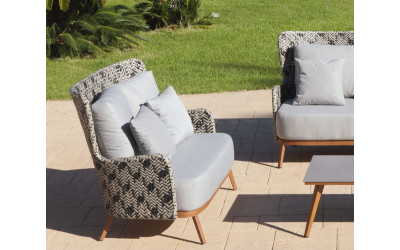 Sofá de exterior para terrazas modelo Florencia de Arkimueble Valencia