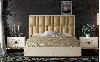 Dormitorio de matrimonio contemporáneo de Franco Furniture colección Volumen 53