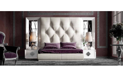 Dormitorio de matrimonio contemporáneo de Franco Furniture colección Volumen 78