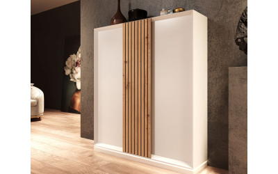 Mueble zapatero de diseño moderno de Franco Furniture referencia ZO9 de Muebles Miguel en Valencia