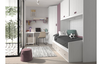 Dormitorio juvenil con nido de Glicerio  Chaves Formas Evolution F-112